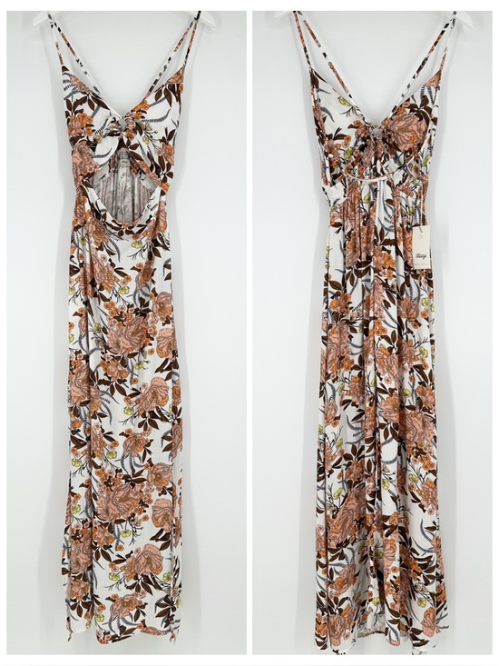 Maaji Dresses & Skirts - Maaji Cremon Aurora Tropical Floral Long Dress or Cover-up